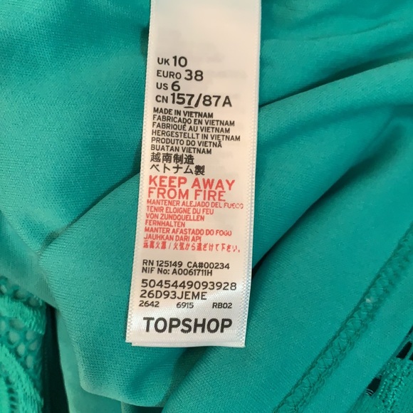 Topshop Petite Dress in Lace Design - Picture 7 of 7